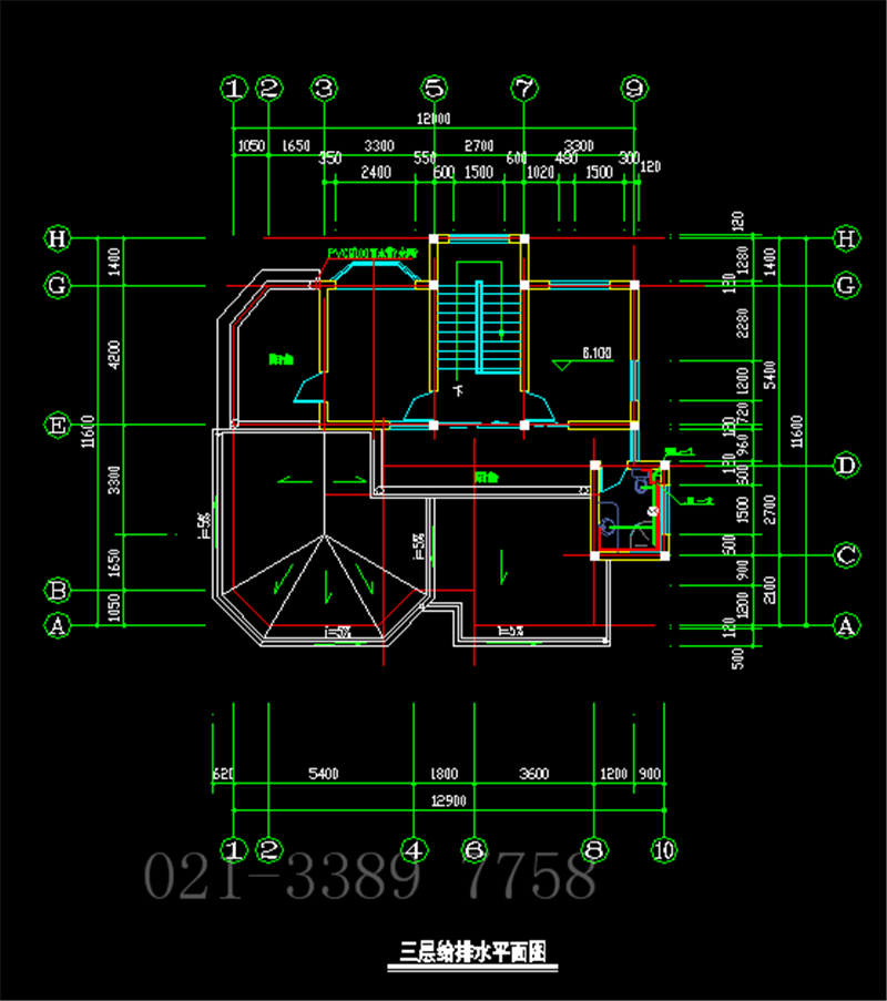  给排水建筑结构 房屋建筑设计 CAD全套甲级设计资质 (图4)