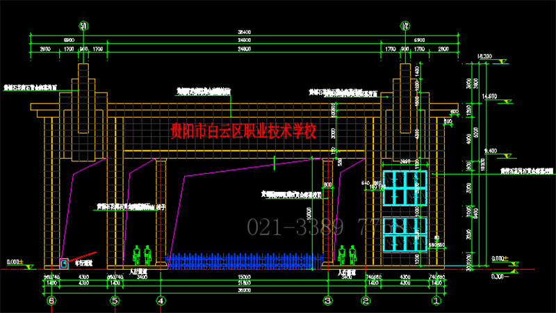 学校建筑结构 房屋建筑设计 CAD全套甲级设计资质(图2) 学校建筑结构 房屋建筑设计 CAD全套甲级设计资质(图2)
