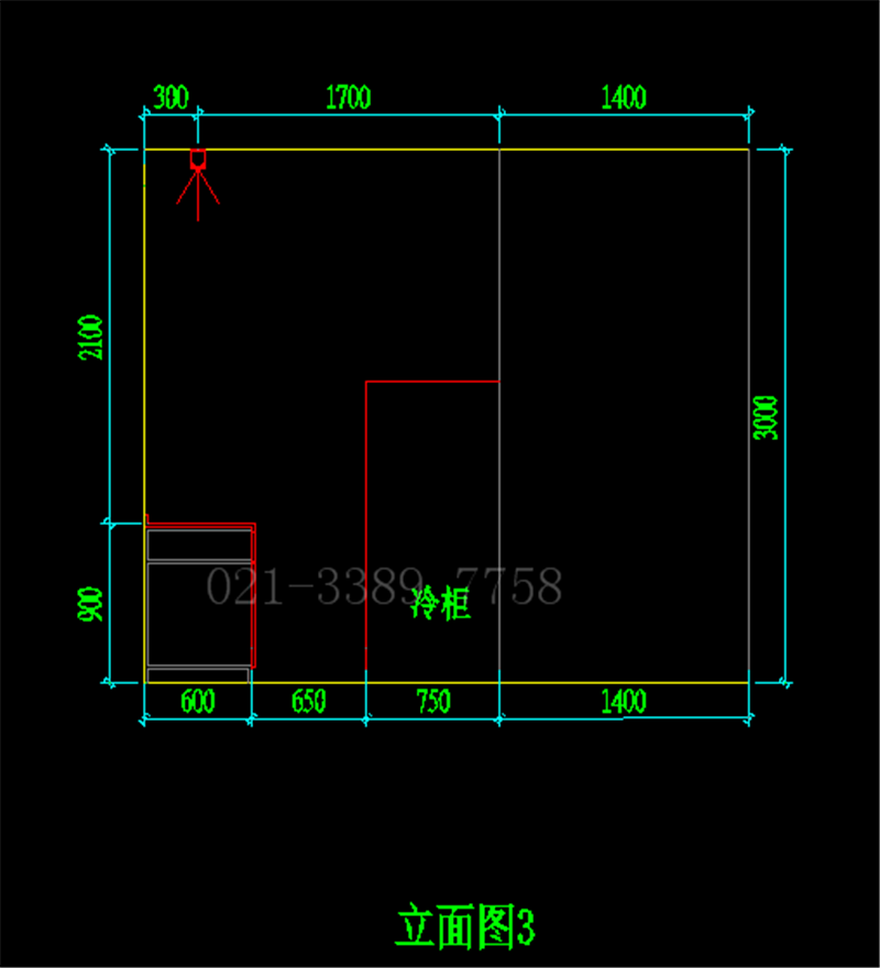 果汁吧建筑结构 房屋建筑设计 CAD全套甲级设计资质(图9)