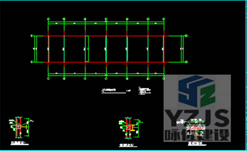 某央企机场工装设备棚项目-结构图赏析(图3) 某央企机场工装设备棚项目-结构图赏析(图3)