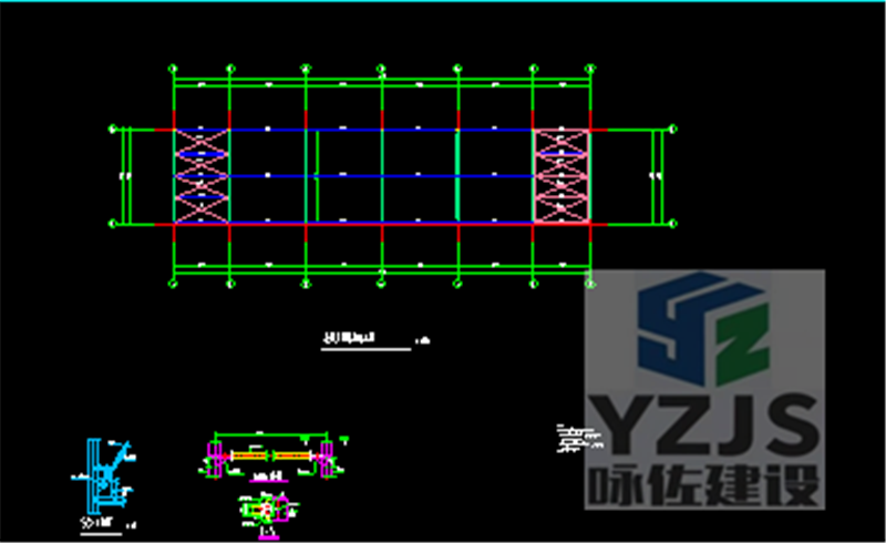 某央企机场工装设备棚项目-结构图赏析(图5) 某央企机场工装设备棚项目-结构图赏析(图5)
