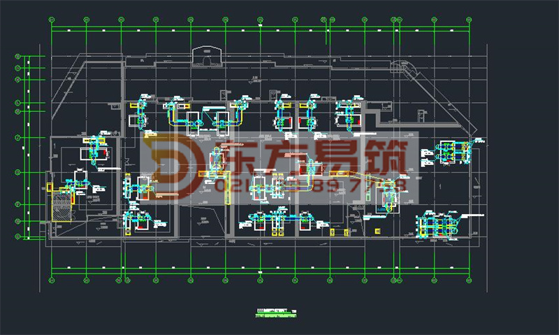 密集型场所电影院消防暖通图纸设计(图3)